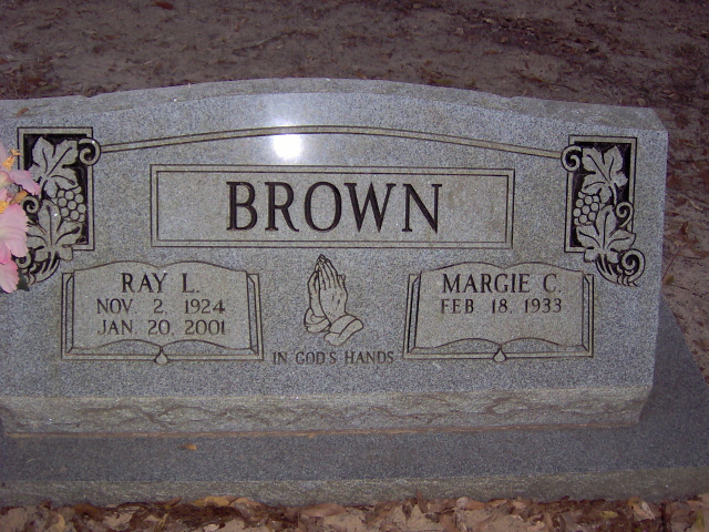 Headstone for Brown, Margie